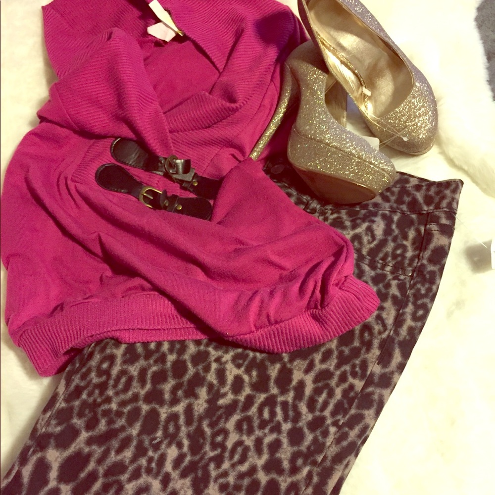 Forever 21 glitter heels